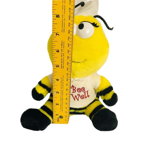 Bumble Bee Nurse “BEE WELL” Plush Get Well Soon Teleflora Gift 9" Stuffed Animal - Picture 6 of 8